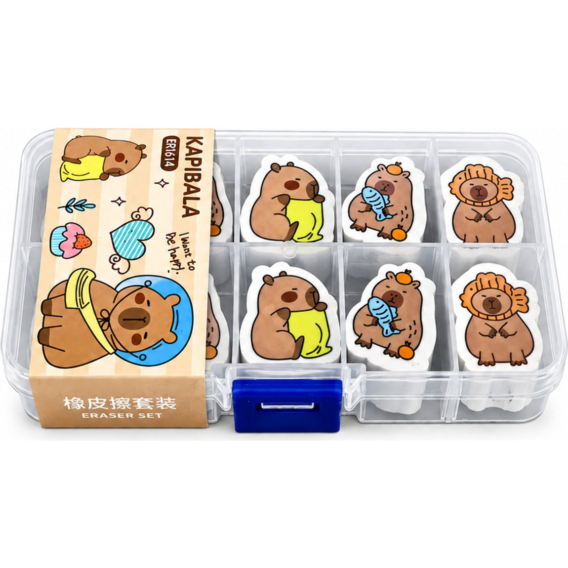 GOMA DE BORRAR CARPINCHO X 10 UNID (12 GOMAS C/U)
