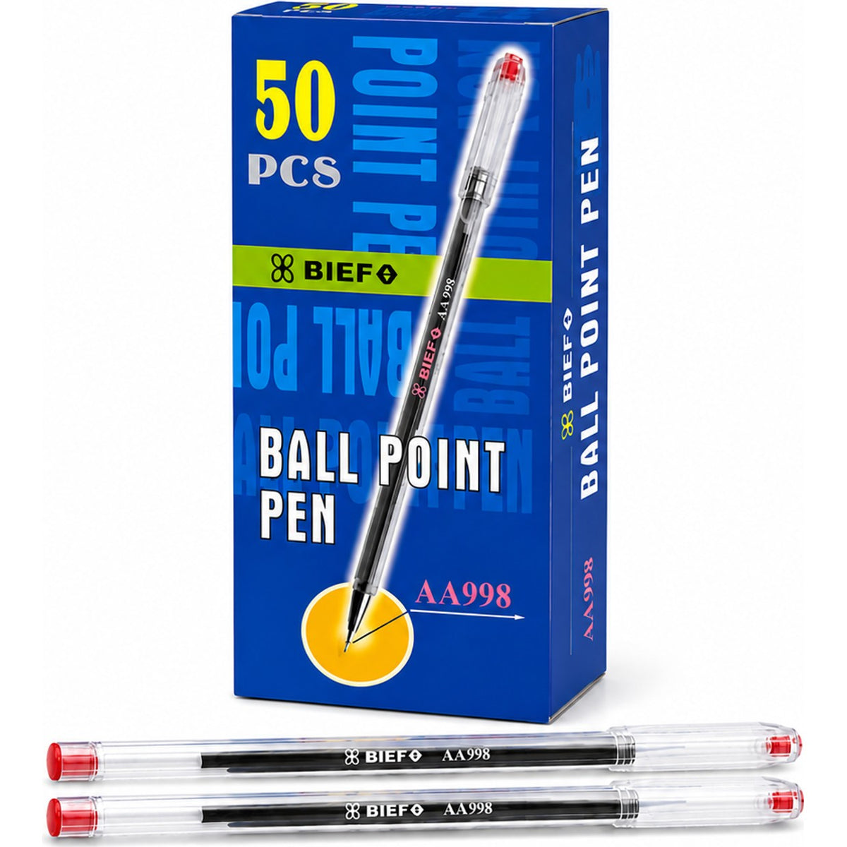 BOLIGRAFO 1.0MM ROJO X 50