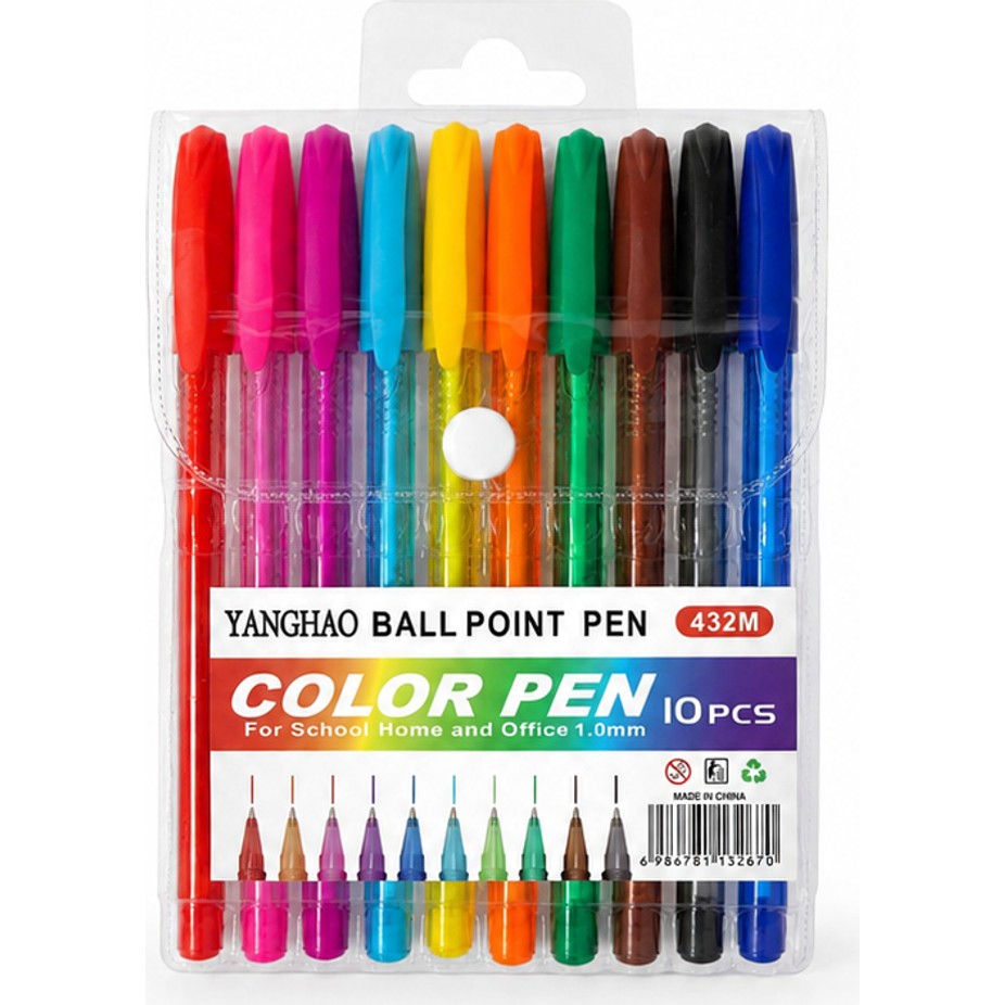 BOLIGRAFOS COLORES SURTIDOS x10