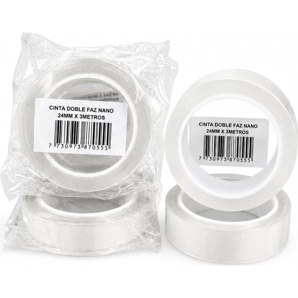 CINTA SAROO DOBLE FAZ NANO 24MM X 3MTS