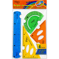 JUEGO GEOM FLEX REGLA 20 CM