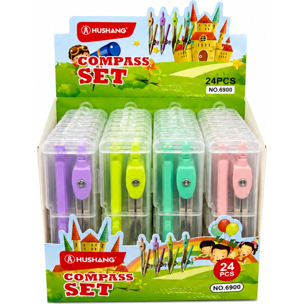 COMPAS METAL MAS LAPIZ CAJA X 24