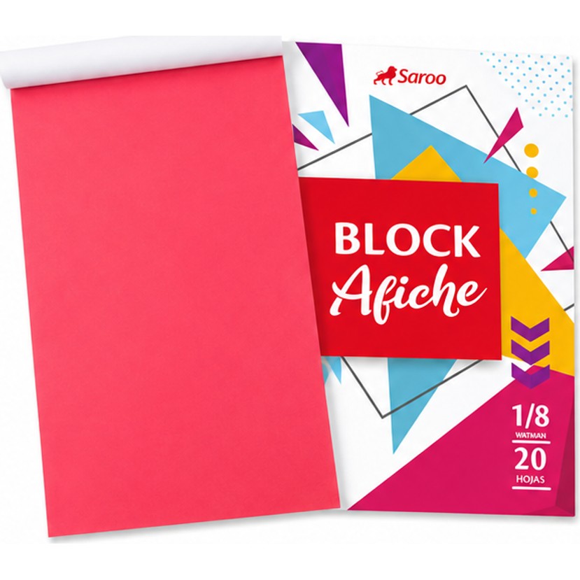 BLOCK DE AFICHE 1/8