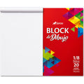 BLOCK DE DIBUJO 1/8 140GR 20 HOJAS