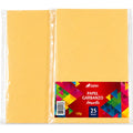 PAPEL GARBANZO AMARILLO 120GR 25 HOJAS