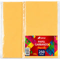 PAPEL GARBANZO 120GR AMARILLO 250 HOJAS