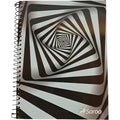 CUADERNO 96 HOJAS SAROO ESPIRAL T/DURA - FUNDA X 8