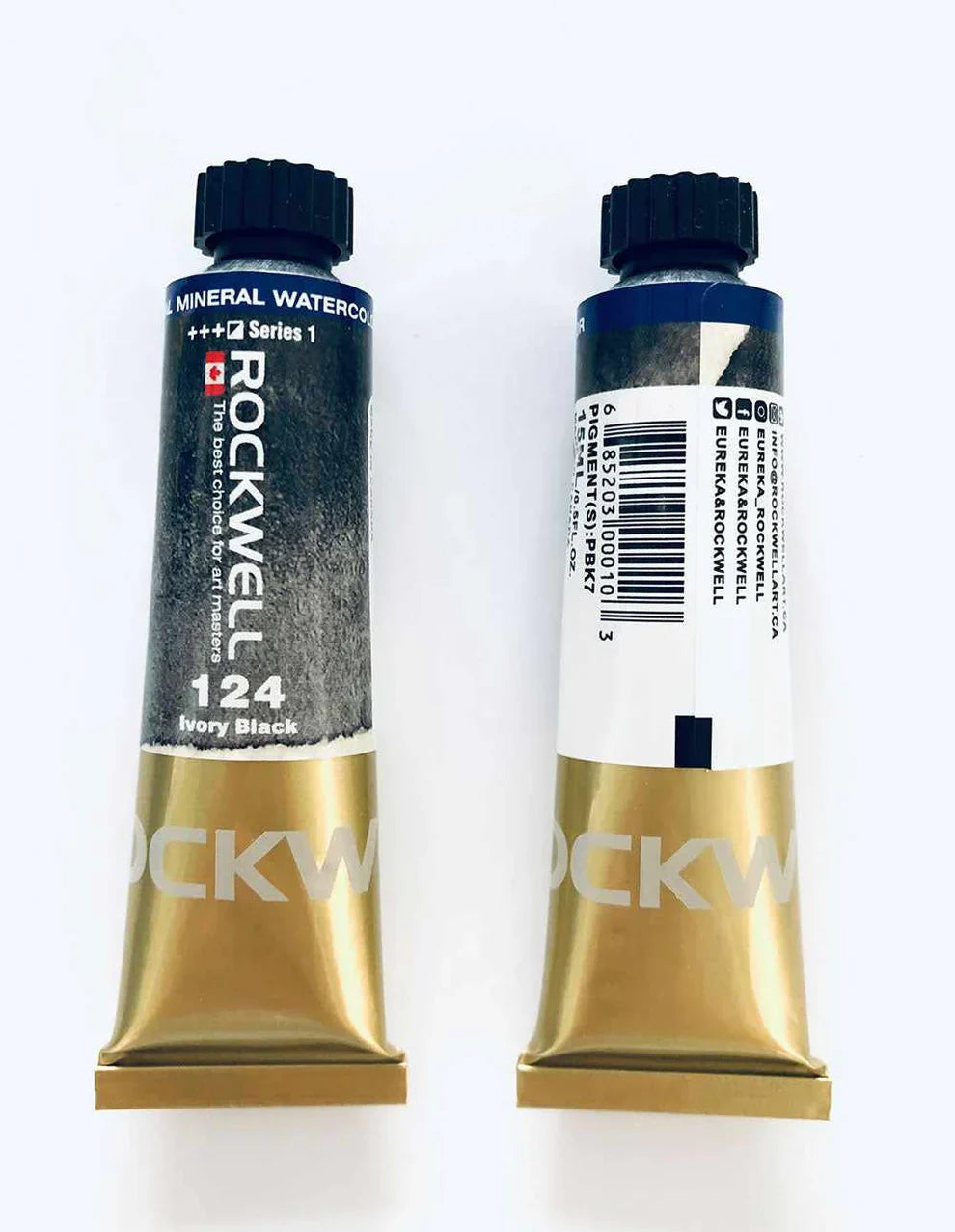 Acuarela Rockwell 124 Ivory Black 15 ml