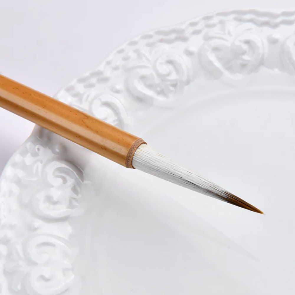 Set de 3 pinceles de caligrafía china Fuumuui de pelo natural