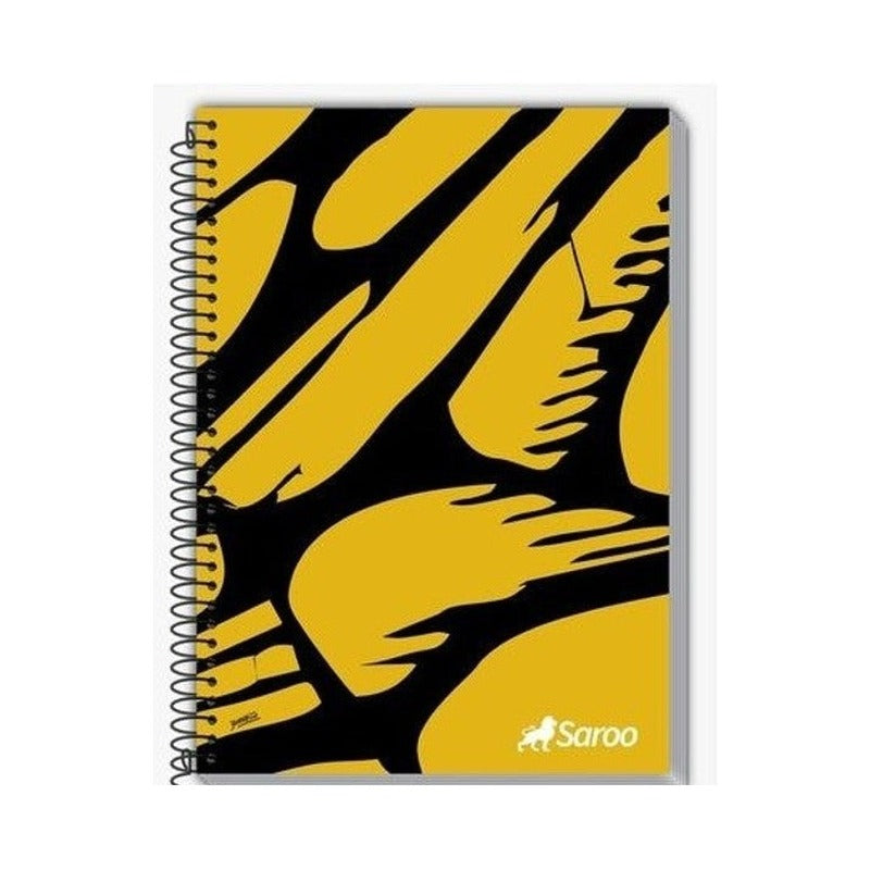 CUADERNOLA 100 HOJAS SUPER T/D SAROO ARTE - FUNDA X 4