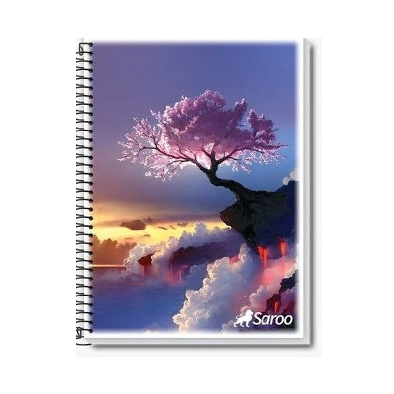 CUADERNOLA 70 HOJAS FLEX SAROO SURTIDAS - FUNDA X 10