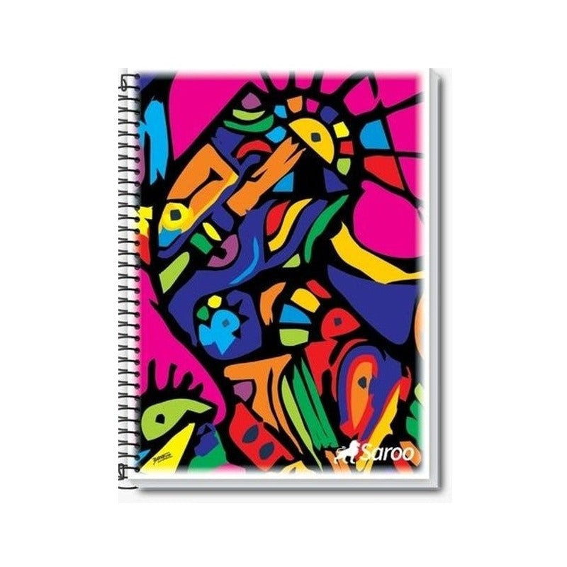 CUADERNOLA 96 HOJAS FLEX SAROO CAUSAS - FUNDA X 10