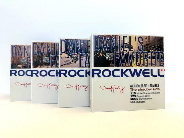 Set Daniel Martínez 3 · Textura (3 acuarelas Rockwell de 15 ml)