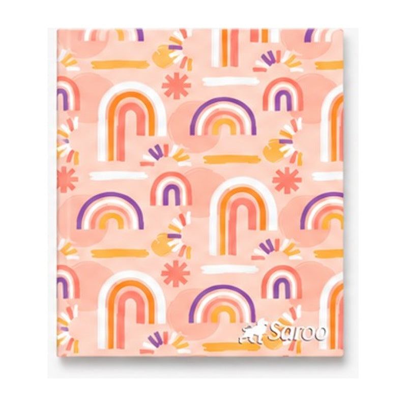 CUADERNO 48 HOJAS SAROO LISOS - FUNDA X 12