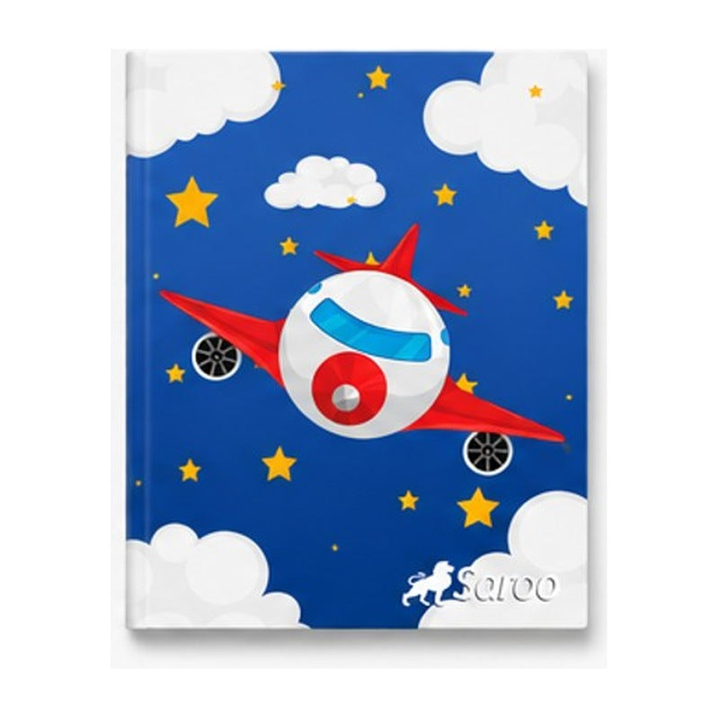 CUADERNO 48 HOJAS SAROO LISOS - FUNDA X 12