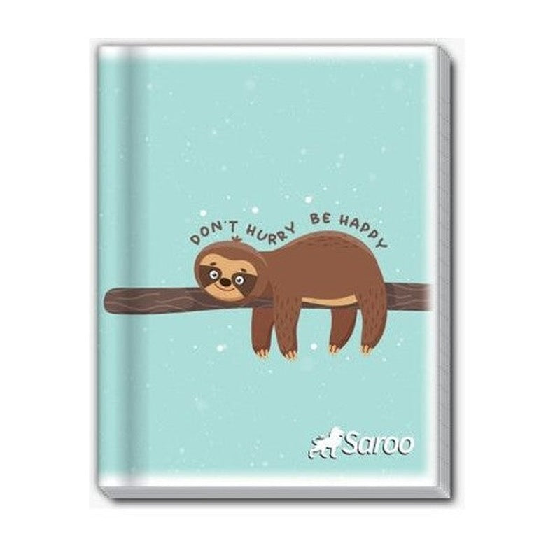 CUADERNO 72 HOJAS SAROO - FUNDA X 10