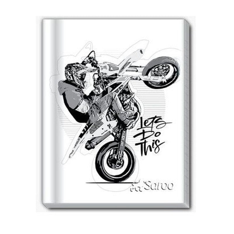 CUADERNO 72 HOJAS SAROO - FUNDA X 10