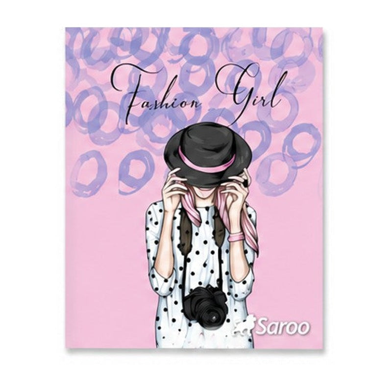 CUADERNO 72 HOJAS SAROO NIÑA - FUNDA X 10