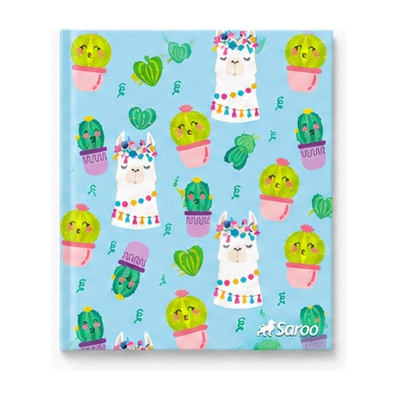 CUADERNO 96 HOJAS SAROO - FUNDA X 8
