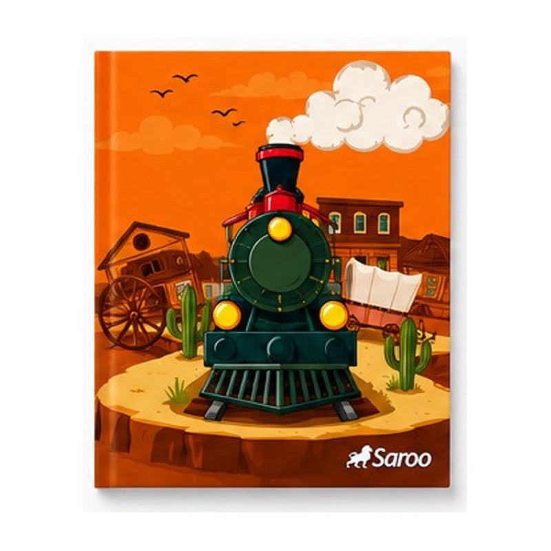 CUADERNO 96 HOJAS SAROO - FUNDA X 8