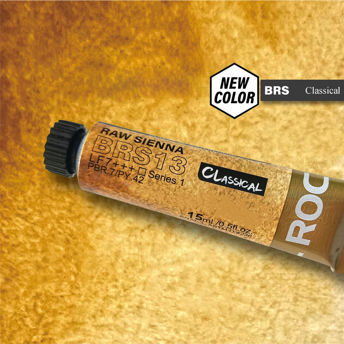 Acuarela Rockwell BRS13 Raw Sienna 15 ml