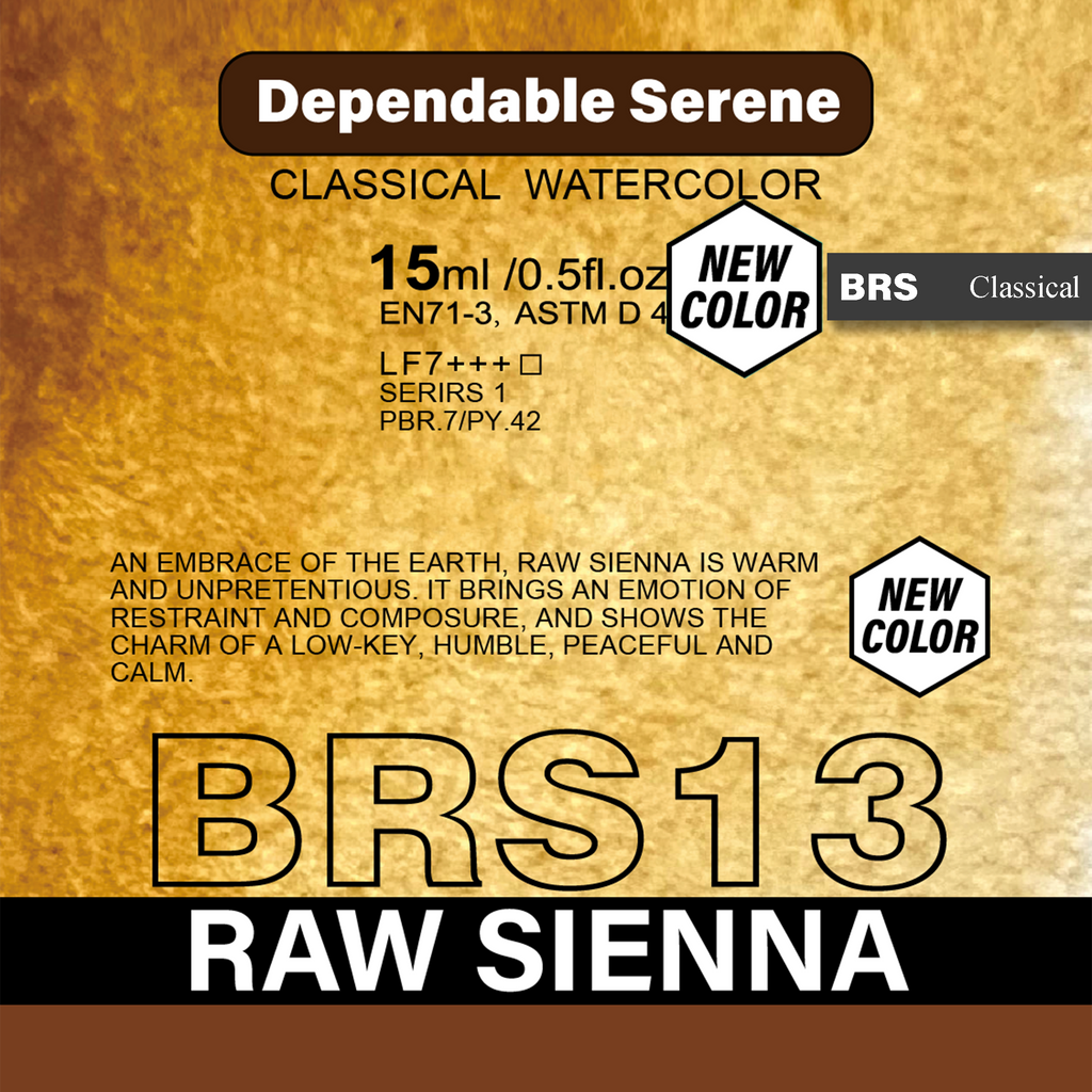 Acuarela Rockwell BRS13 Raw Sienna 15 ml