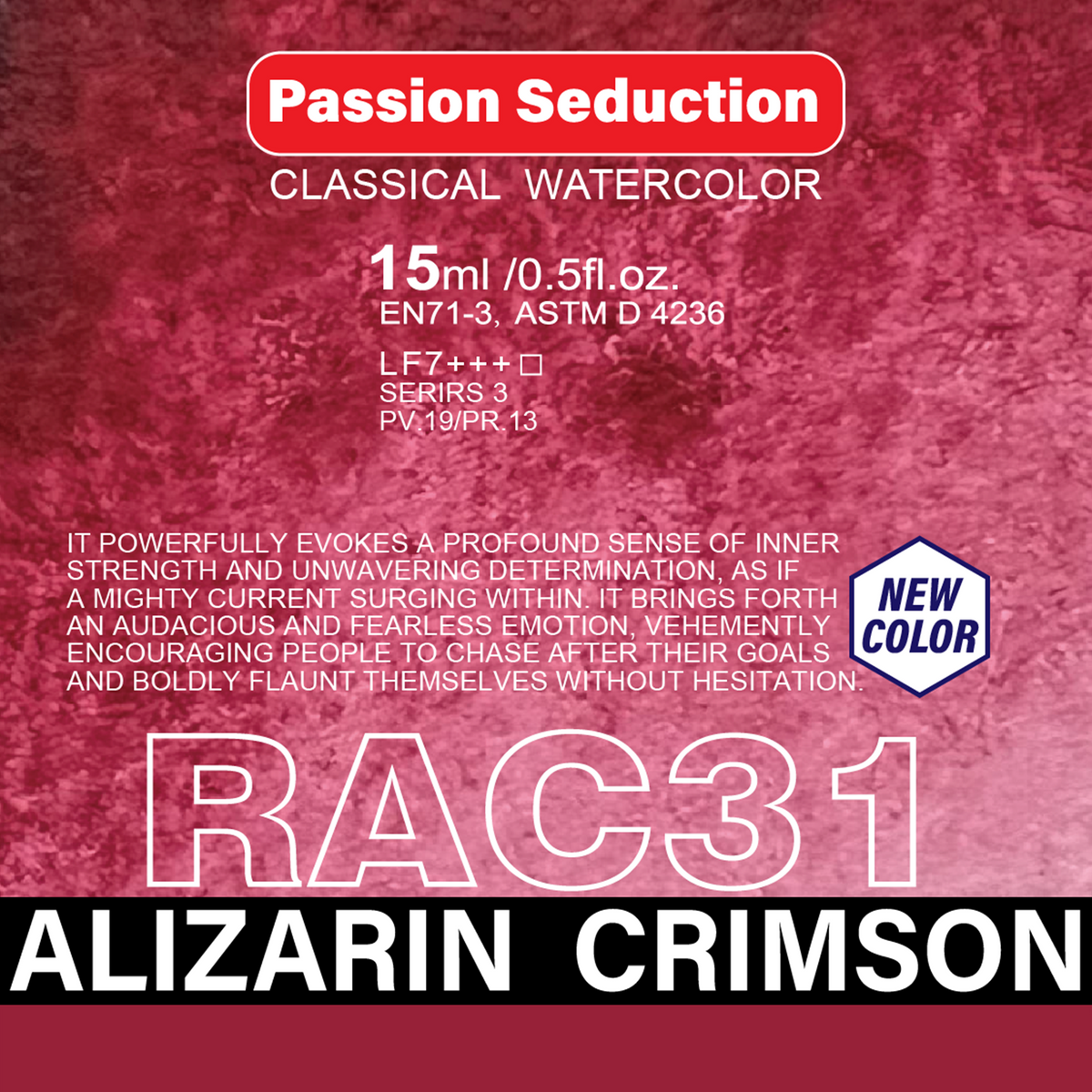 Acuarela Rockwell RAC31 Alizarin Crimson 15 ml