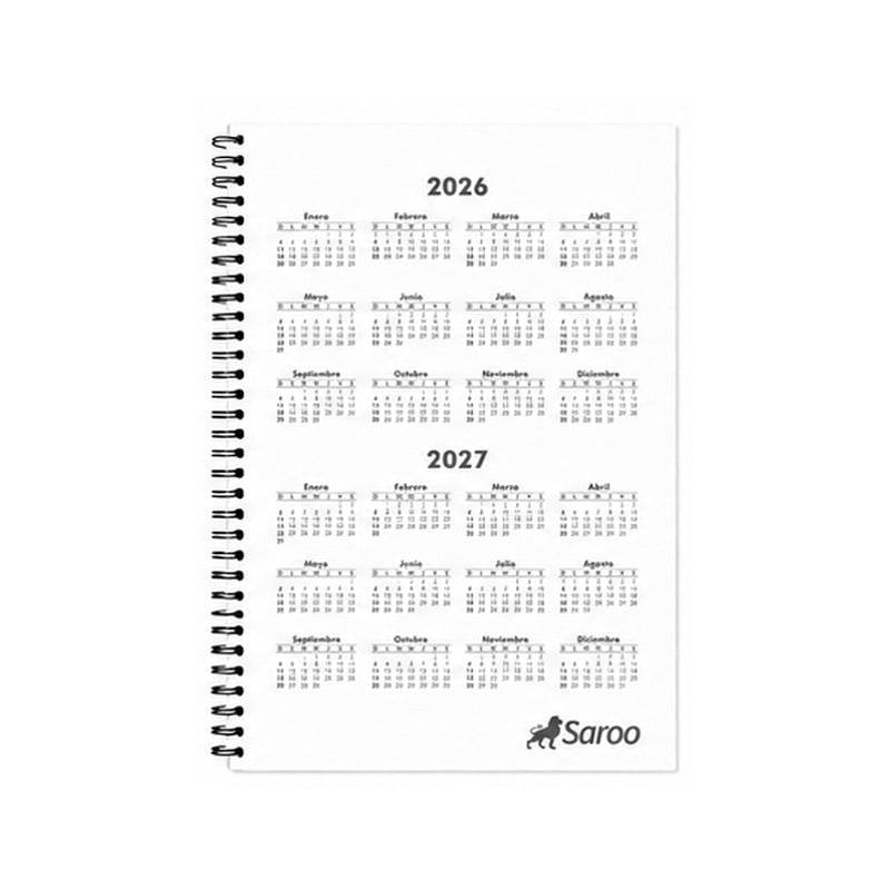 CUADERNO PLANIFICADOR SUPER T/D - FUNDA X 5