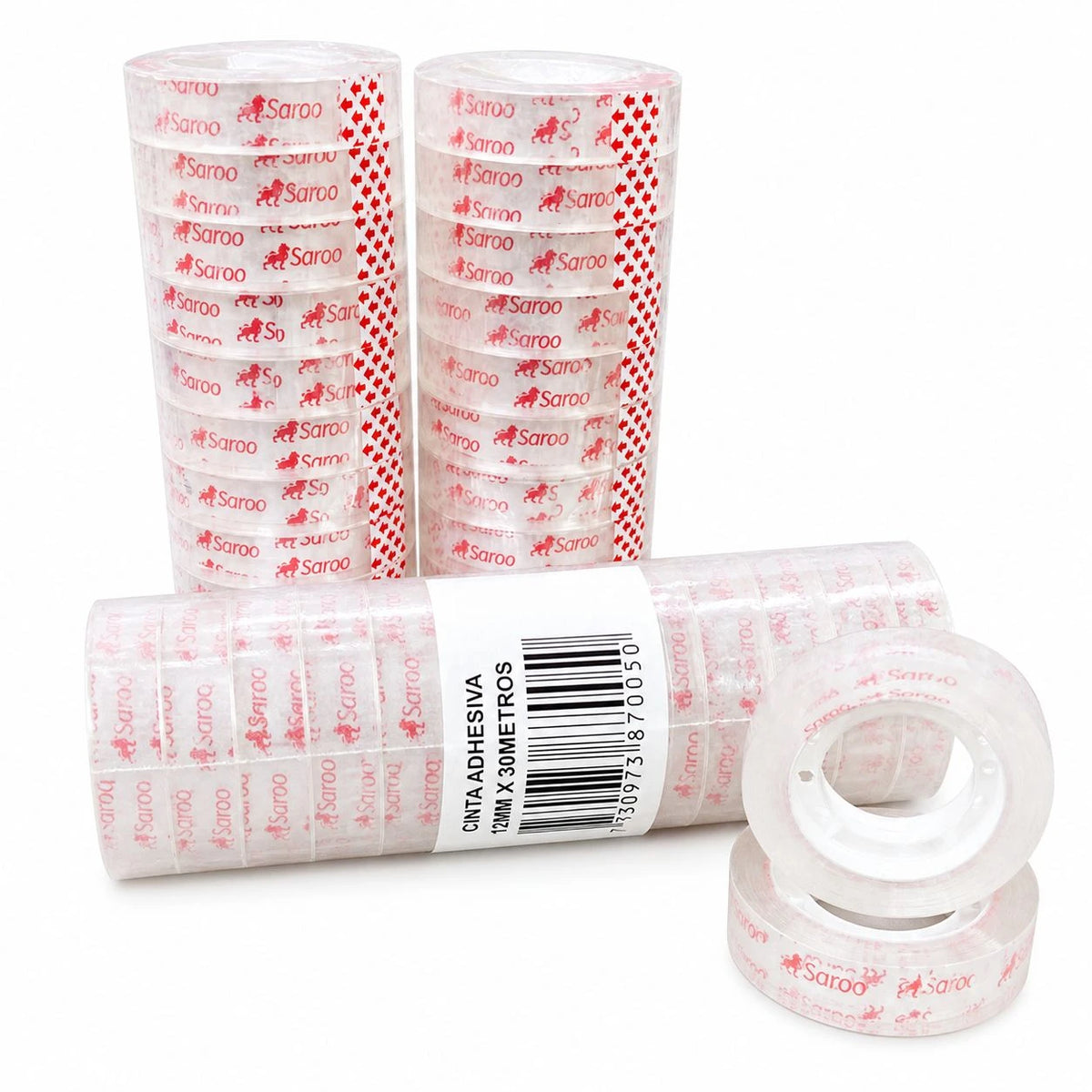 Cinta adhesiva Saroo 12mm x 30m