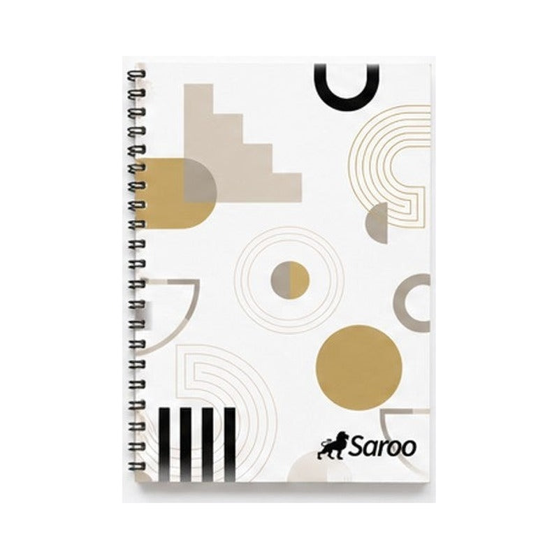 LIBRETA ESPIRAL SAROO 96 HOJAS - FUNDA X 10