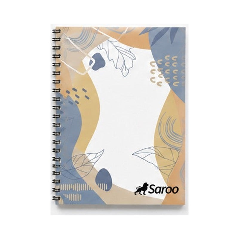 LIBRETA ESPIRAL SAROO 96 HOJAS - FUNDA X 10