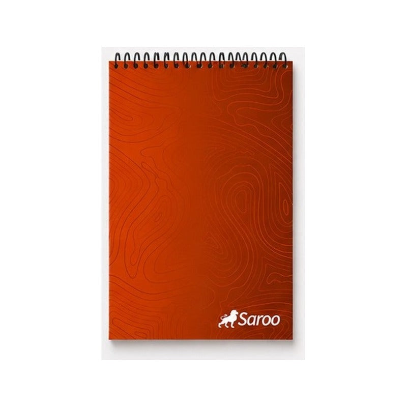 BLOCK DE APUNTES SAROO T/DURA A5 - FUNDA X 5