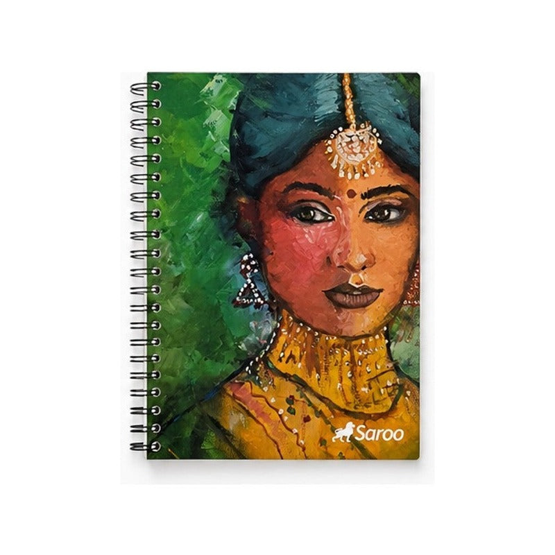 CUADERNO 96 HOJAS SAROO ESPIRAL ESTEREOTIPO T/DURA - FUNDA X 8