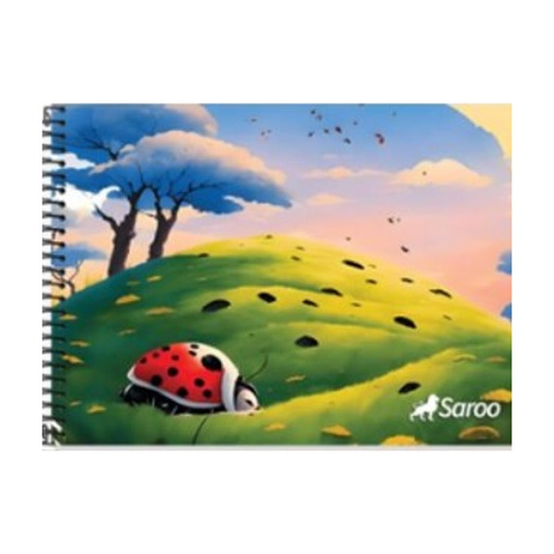 BLOCK DE DIBUJO SAROO 40 HOJAS T/DURA - FUNDA X 5
