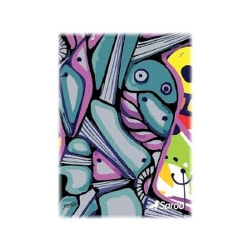 CUADERNOLA 70 HOJAS FLEX SAROO PIEDRAS - FUNDA X 10