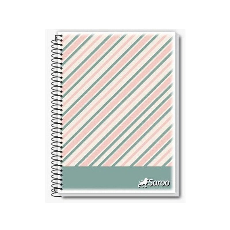 CUADERNOLA 96 HOJAS FLEX SAROO SURTIDOS - FUNDA X 10